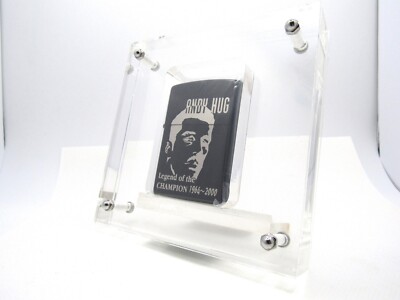 K-1 Grand Prix Andy Hug Black Silver Limited Zippo 2001 Mint Rare