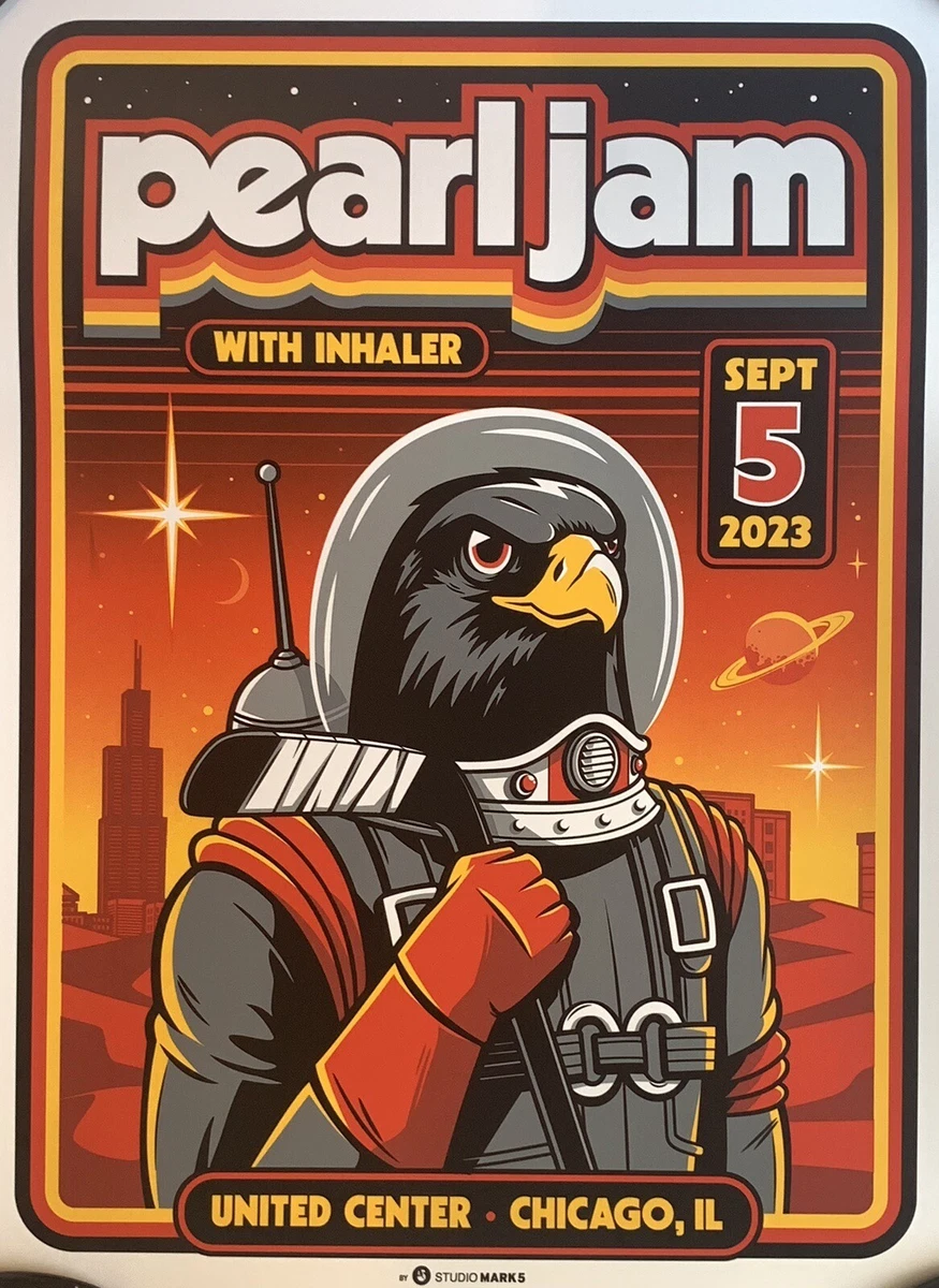 Pearl Jam Chicago Poster for sale | eBay