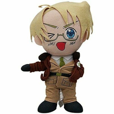 Hetalia Axis Powers America England Russia Plush Necklace Keychain