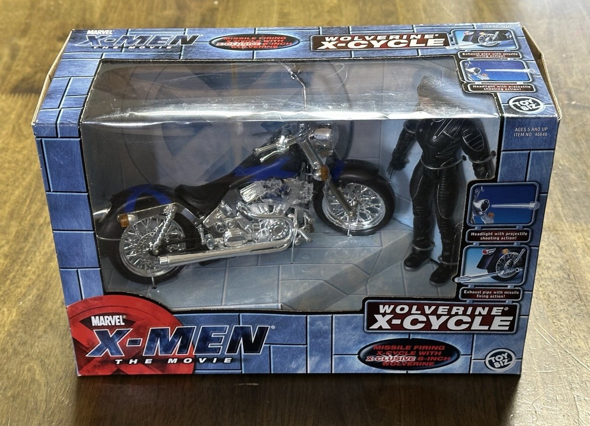 Wolverine X-cycle & Figure Marvel X-men The Movie by Toy Biz Item