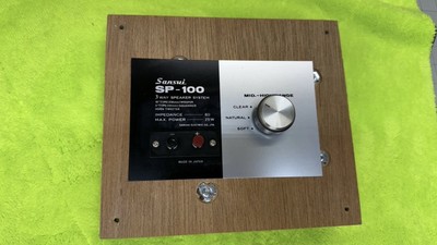 Pair of Sansui SP-100 3 Way Speakers Vintage Tested Working for