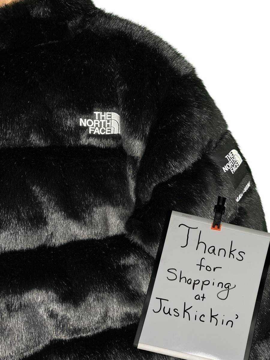 Supreme x The North Face Faux Fur Nuptse - Black Fall/Winter 2020