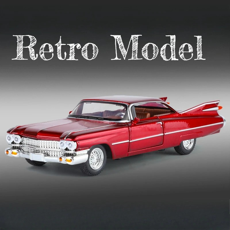 1:32 Cadillac Eldorado Biarritz Classic Car Model with Sound and
