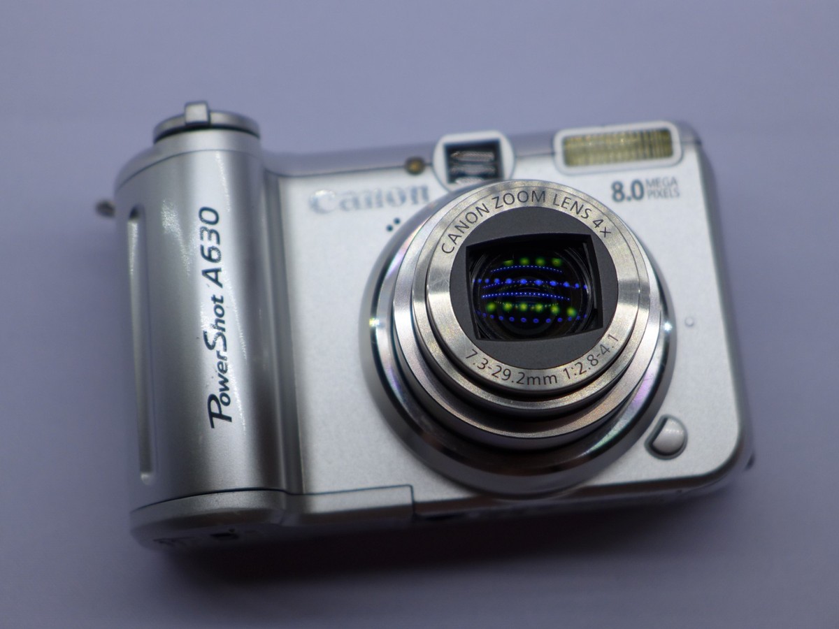 Canon PowerShot A630 8.0MP / CCD Digital Camera Silver | eBay