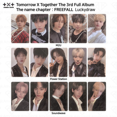 TXT Tomorrow X Together The name of Chapter FREEFALL Lucky draw