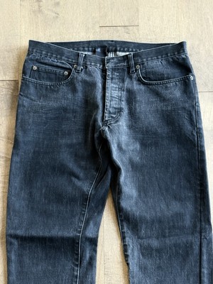 Archive Dior Homme X Hedi Slimane Faded Black Jeans 33 X 30 RARE