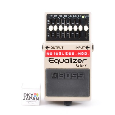 Boss GE-7 Modified Noiseless Made in Taiwan & Modified In Japan