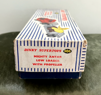 Dinky SuperToys No. 986 Mighty Antar Low Loader w/Propeller VGC in