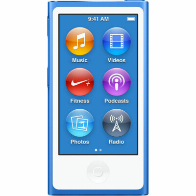 Apple iPod nano 7th Generation Blue (16 GB) for sale online | eBay