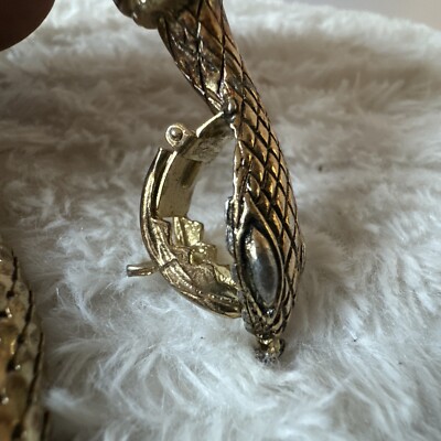VINTAGE WHITING & DAVIS GOLD ADJ MESH SNAKE Necklace / Belt 41” | eBay