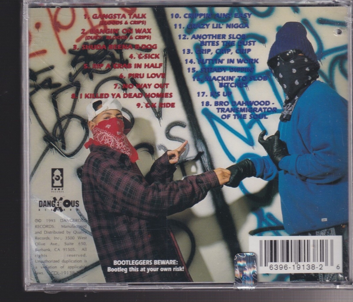 bloods & crips banging on wax cd sealed | eBay