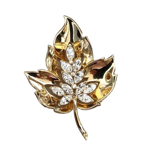 Chanel Gold-Tone Camellia Flower Vintage Pin Brooch (formerly an