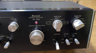 SANSUI AU-5500 Pre-Main Amplifier Vintage Stereo Amp Excellent