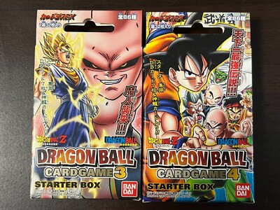 2004 Dragon Ball Card Game Vol.3 & Vol.4 Starter set Sealed