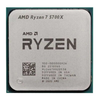 AMD Ryzen 7 5700X 3.4GHz 8 Core 16 Threads Socket AM4 32MB 65W CPU