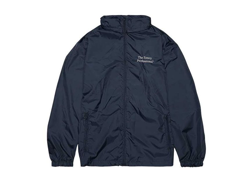 ENNOY PACKABLE NYLON JACKET NAVY