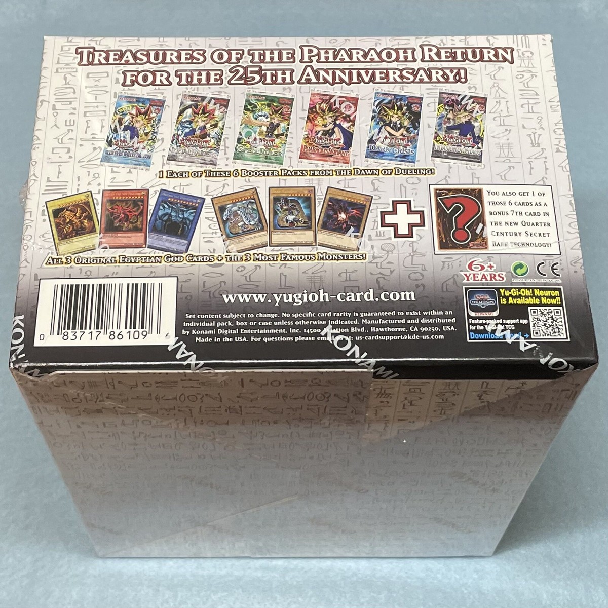 Yugioh Legendary Collection 25th Anniversary Edition Display Box