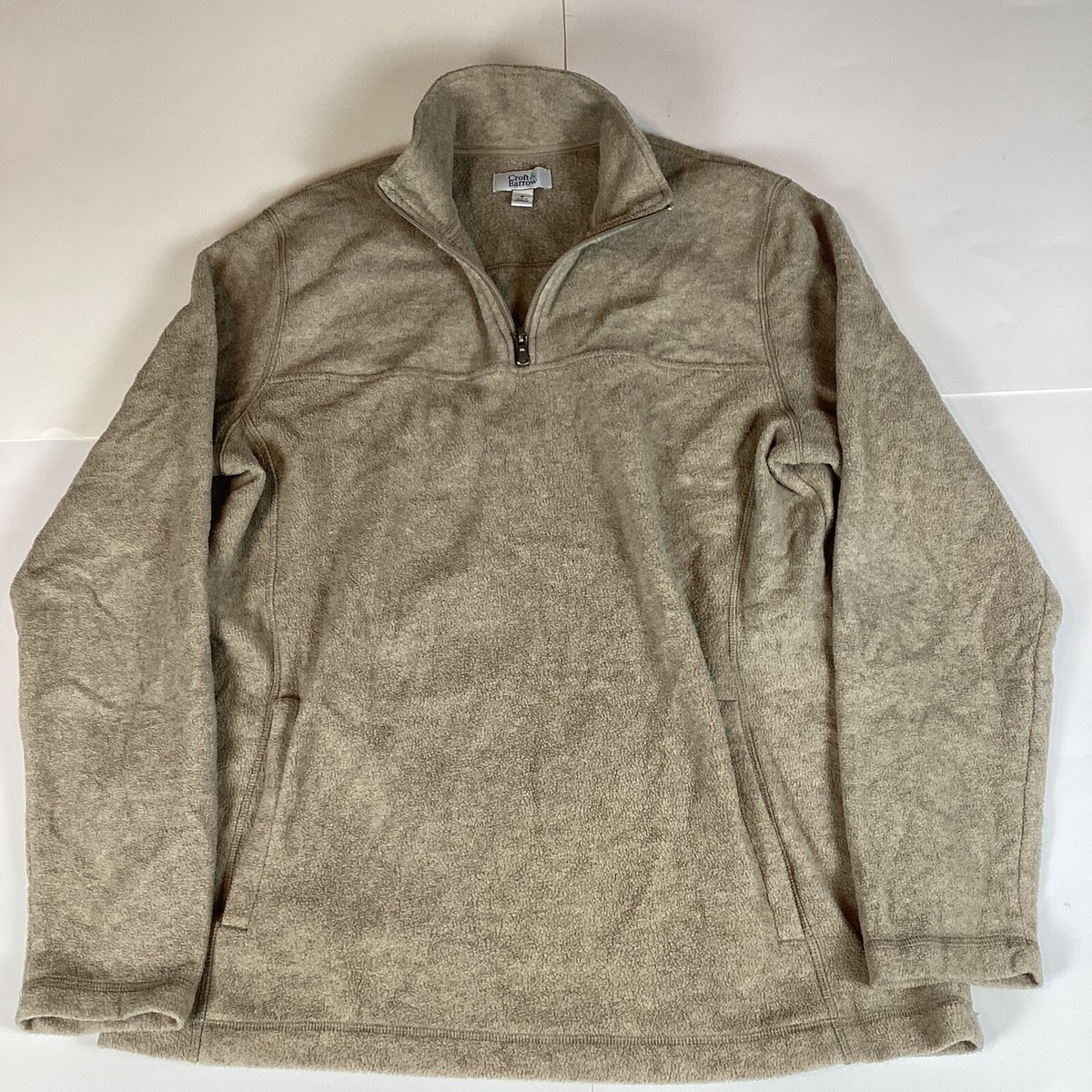 Croft & Barrow Mens M Medium 1/4 Zip Pullover Sweater | eBay