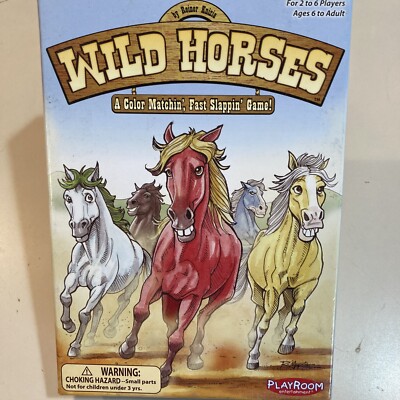 Wild horses play room entertainment color matching game | eBay