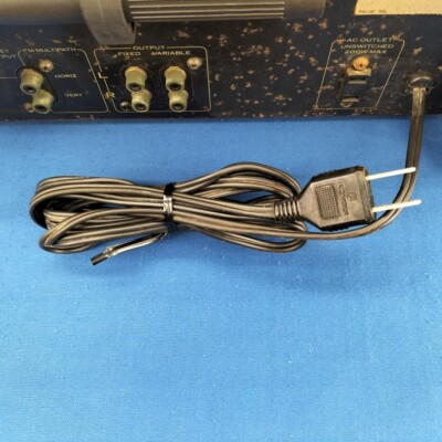 Junk Pioneer F-73 AM FM Audio Stereo Tuner Silver Audio output not