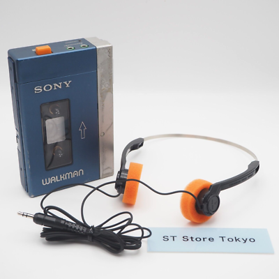 VG] SONY TPS-L2 Walkman latter model rare w/Headphones Working