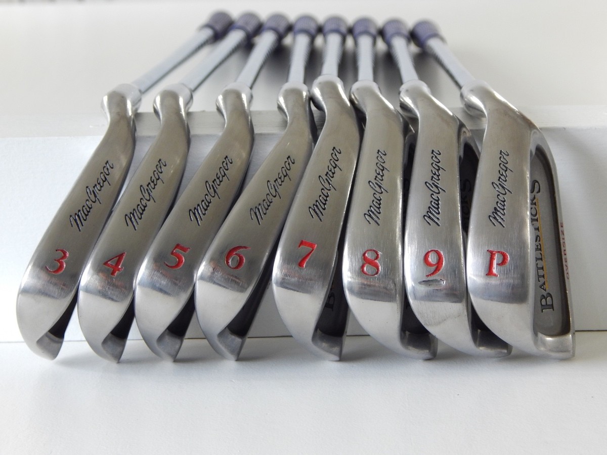Vintage MacGregor Battlesticks Oversize 3 - PW Iron Set - multi