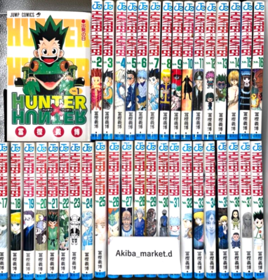 Hunter x Hunter Japanese Vol.1-38 Latest Full set Manga Comics