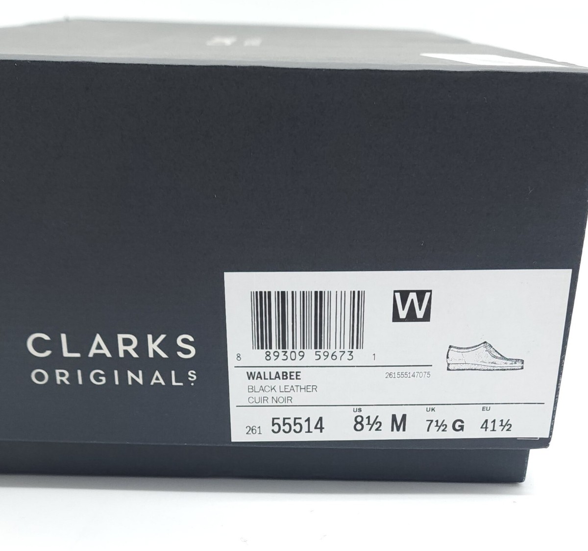 Clarks Wallabee Original Black Smooth Leather Limited Edition
