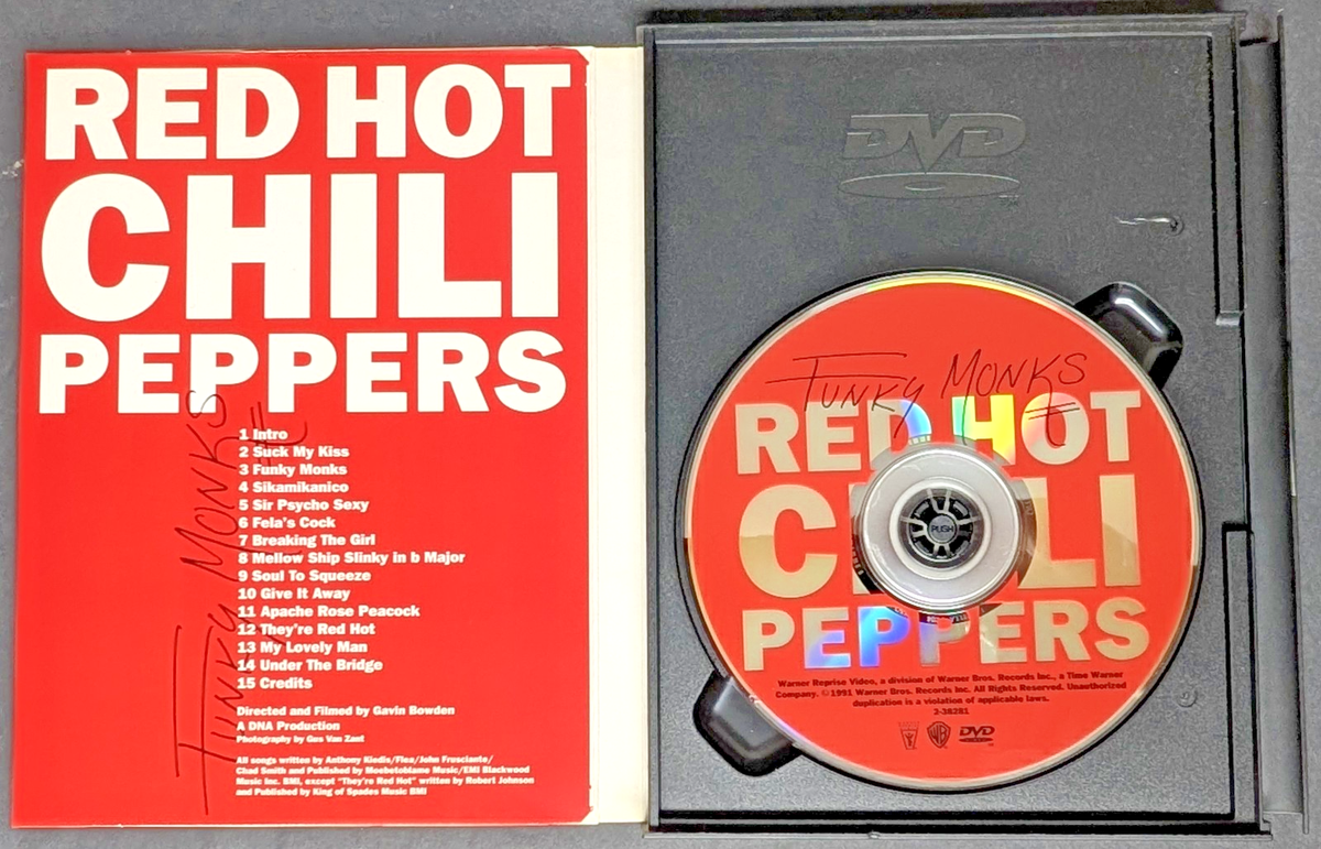 Red Hot Chili Peppers, The - Funky Monks (DVD, 2000) for sale