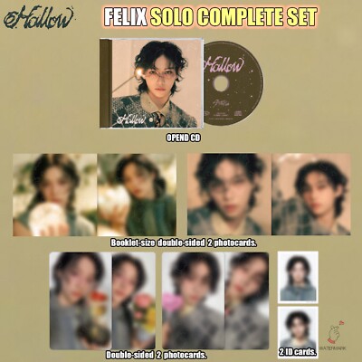 STRAY KIDS Hollow JAPAN SOLO ver. COMPLETE SET OPENED CD + 6CARDS