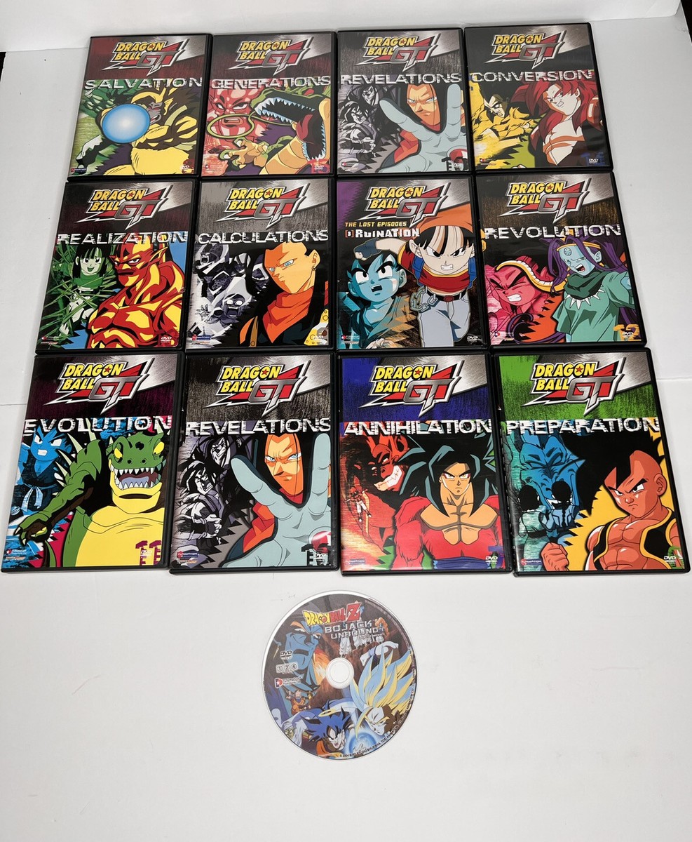 Dragon Ball GT DVD Lot Of 15 Movies | eBay