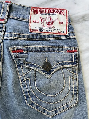 True Religion Ricky Super T Men Jean, Size 31 X 31, Retail $360 | eBay