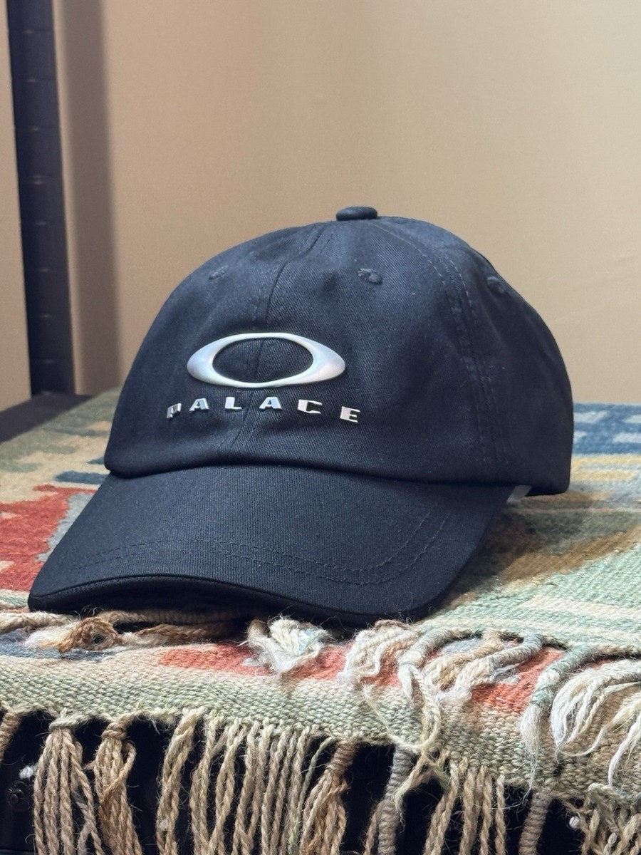 Palace x Oakley 6 Panel Hat Black SS23 | eBay