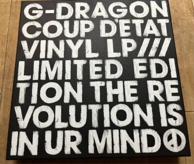 G-DRAGON COUP D'ETAT Vinyl LP Limited Edition to 8,888 Music Album