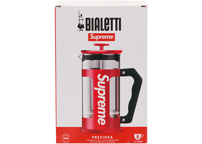 Supreme x Bialetti 8-Cup French Press SS24 Brand New Red | eBay