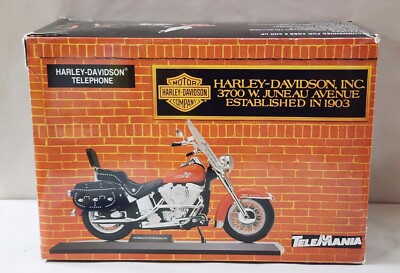 Harley Davidson Telephone Heritage Softail Telemania Black | eBay