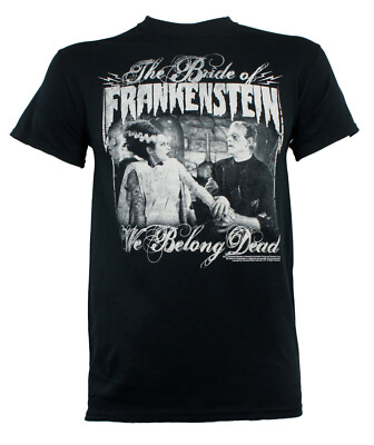 Authentic THE BRIDE OF FRANKENSTEIN We belong Dead T-Shirt S M L