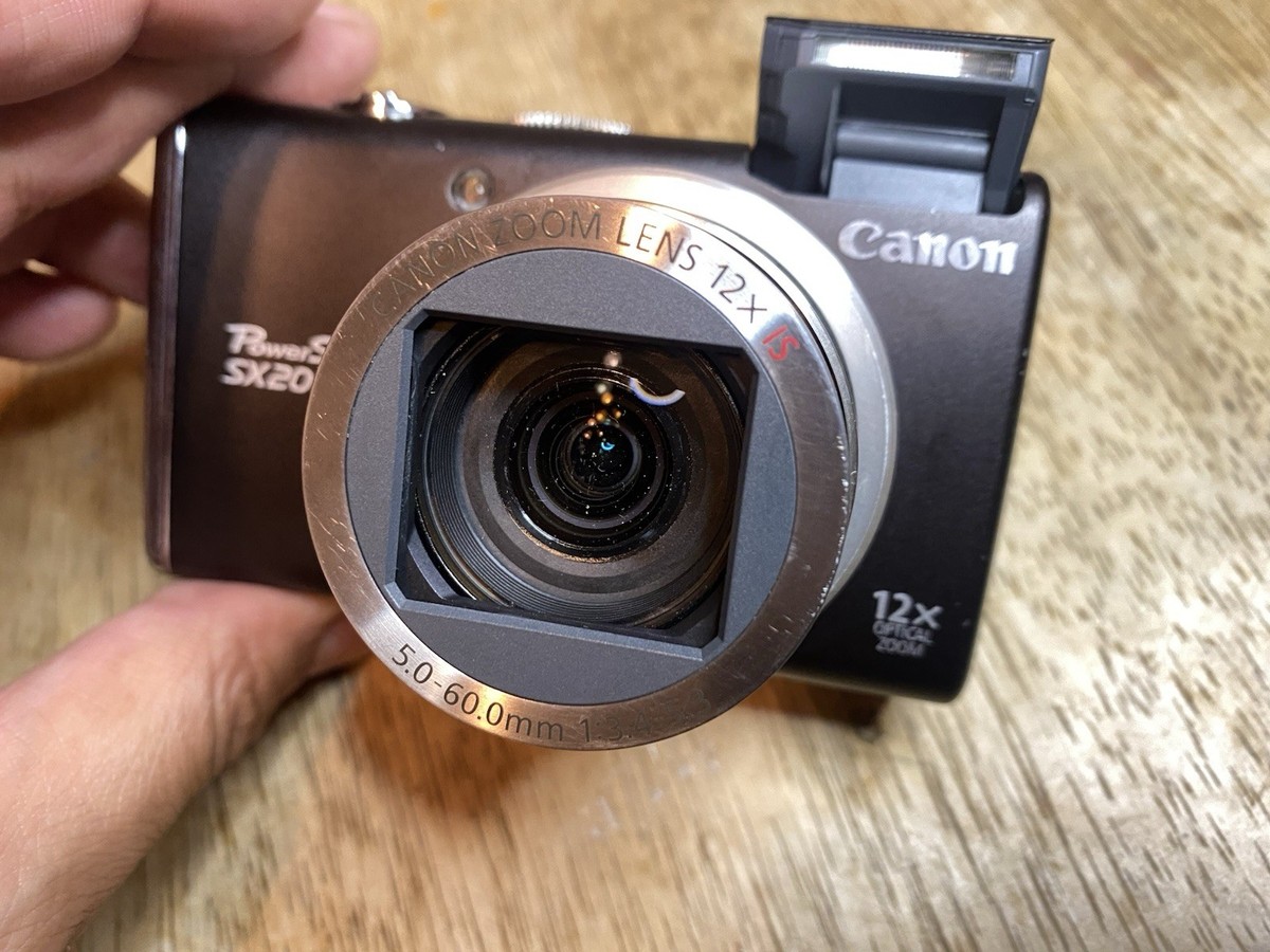 Canon PowerShot SX200 IS 12.1MP Digital Camera TESTED Working NO