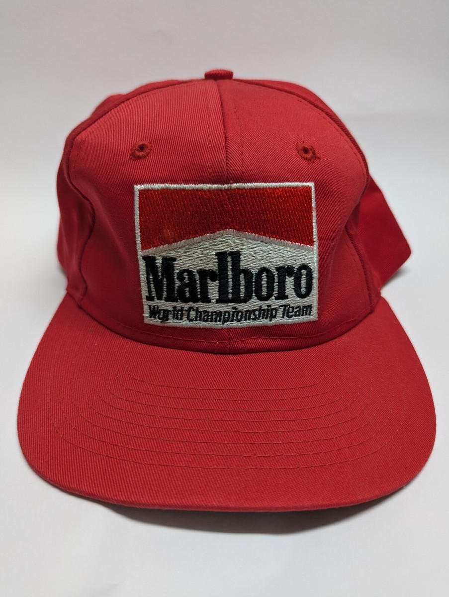 Marlboro World Championship Team Embroidered Snapback Hat 1990s