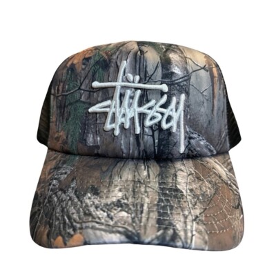 stussy australia real tree camo trucker hat | eBay