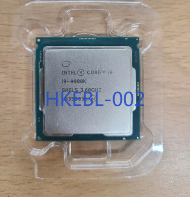 Intel Core i9-9900K Coffee Lake 8-Core, 16-Thread,3.6 GHz LGA1151