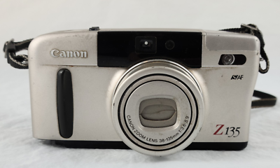 Vintage Canon Sure Shot Z135 35mm Shoot Film Camera | untested