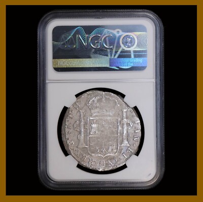 Mexico 8 Reales Coin, 1805 MO TH Water Shipwreck NGC Genuine