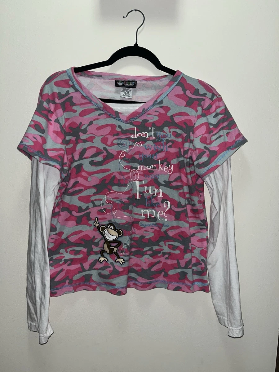 Bobby Jack Girls Long Sleeve Multicolor Tops, Shirts & T-Shirts