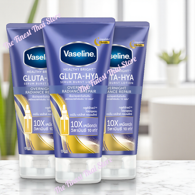 Vaseline Healthy Bright Gluta Hya Serum Burst Lotion Overnight