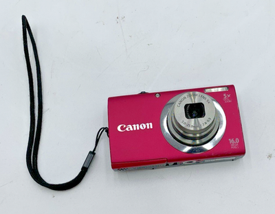 Canon PowerShot A2300 HD PC1732 Pink Digital Camera 5x Optical