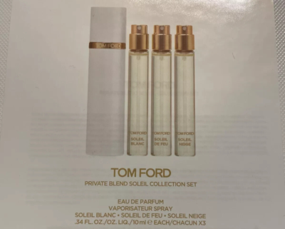 Tom Ford Private Blend Soleil 4pc set Perfume .34 oz / 10ml New | eBay