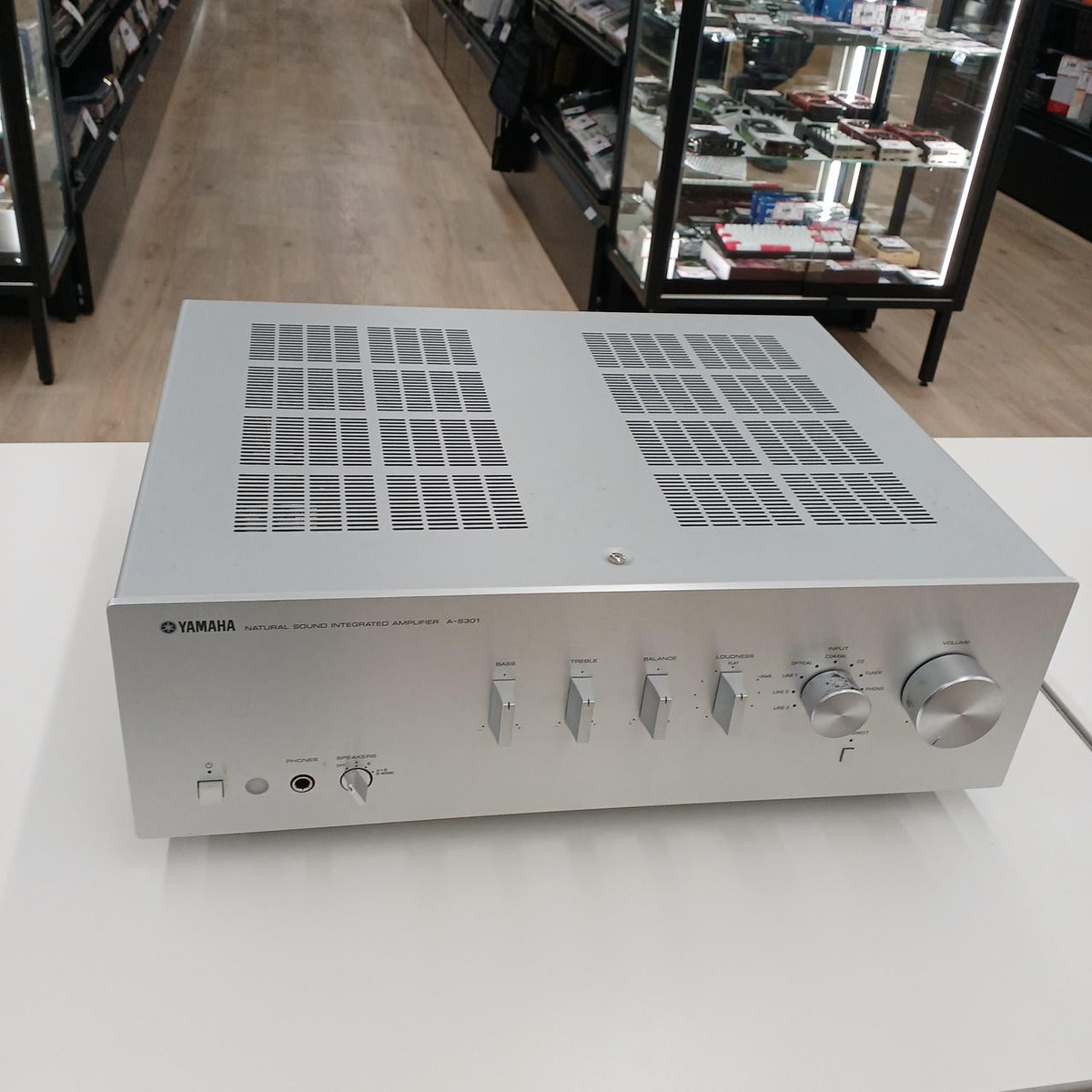 Used) YAMAHA A-S301 Integrated Amplifier Silver Musical Equipment