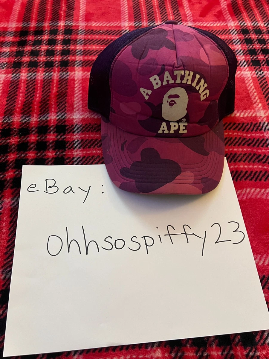 A Bathing Ape Purple Hats for Men for sale | eBay