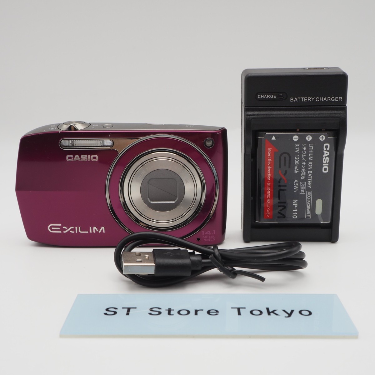 EXC+5] CASIO EX-Z2300 GD Digital Camera EXILIM Purple 14.1 MP